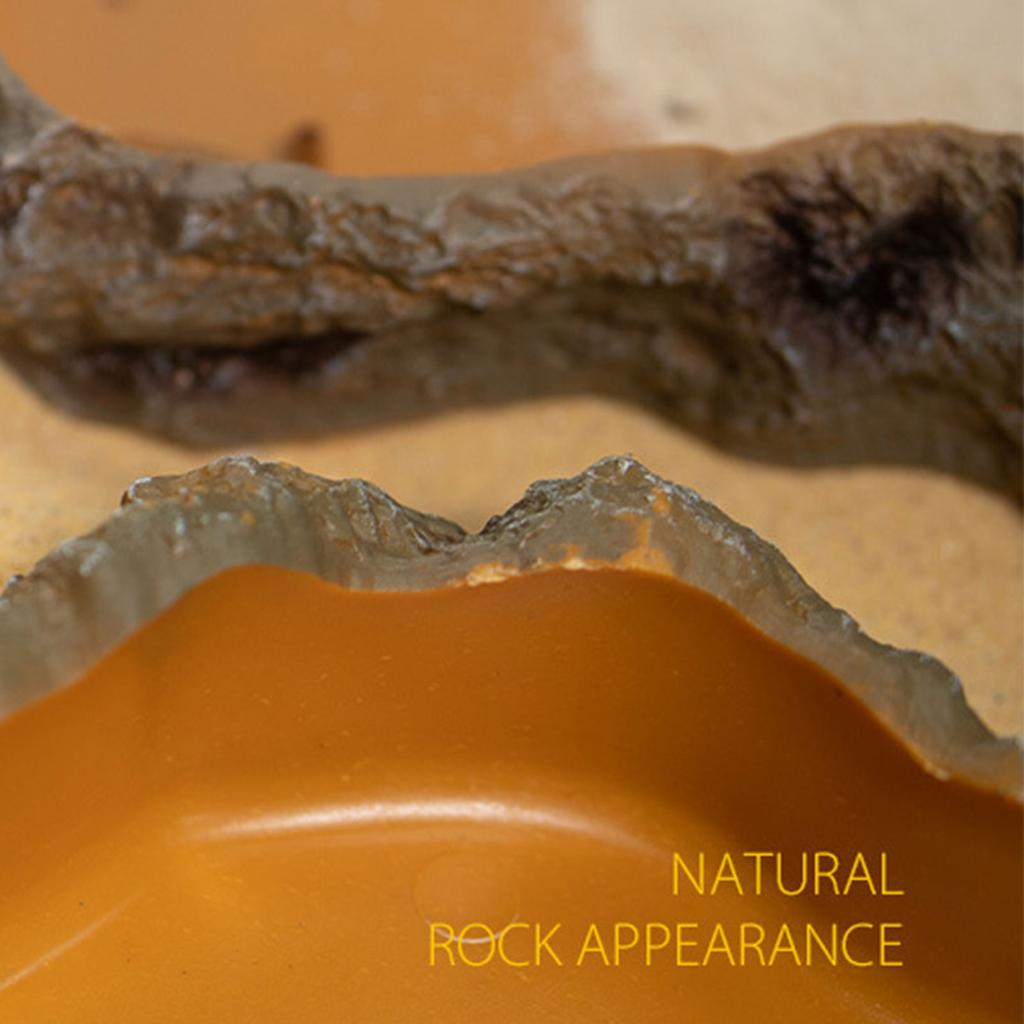 Смола Кормушка для рептилий Миска для еды и воды для черепах, ящериц, хомяков, змей, сухопутных черепах, гекконов, мелких домашних животных Кормушка Товары для питомцев