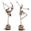 Can Stand Upright Metal Garden Statues Ornament Metal Garden Statues  Room Decoration