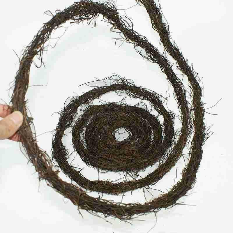 DIY Rattan Hoop Floral Wreath - Handmade Door Décor with Dried Flowers for American Country Christmas