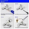 Универсальные Replacement Tap Valves Латунные Керамические Дисковые Внутренние Клапаны для Смесителя для Ванной Комнаты, По Часовой Стрелке Или Против Часовой Стрелки