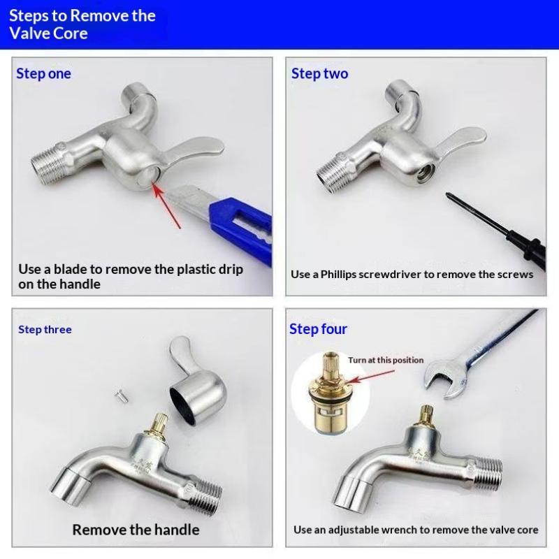 Универсальные Replacement Tap Valves Латунные Керамические Дисковые Внутренние Клапаны для Смесителя для Ванной Комнаты, По Часовой Стрелке Или Против Часовой Стрелки
