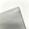 [Pre-Owned] Wallet Light Blue Leather Shoulder Bag Silver Hardware Detachable Strap - Very Good #UN6O70