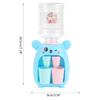 9x18.5cm/3.54x7.28in Girls Water Dispenser Children Lifelike Kitchen Appliance Educational Set Toys for 3-8 Year Old