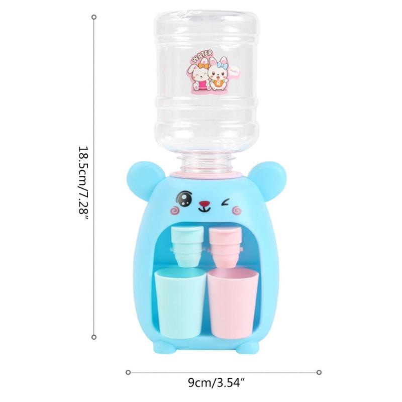 9x18.5cm/3.54x7.28in Girls Water Dispenser Children Lifelike Kitchen Appliance Educational Set Toys for 3-8 Year Old