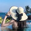 Temperament All-match Beach Straw Hat Women's Summer Seaside Travel Large Brim Sun Protection Vacation All-match Large Brim Sun
