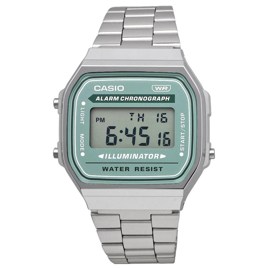 Casio Цифровая серия Vintage и Серебряные с Зарубежной моделью Часы, A168WA-3AY, Мужские, Женские