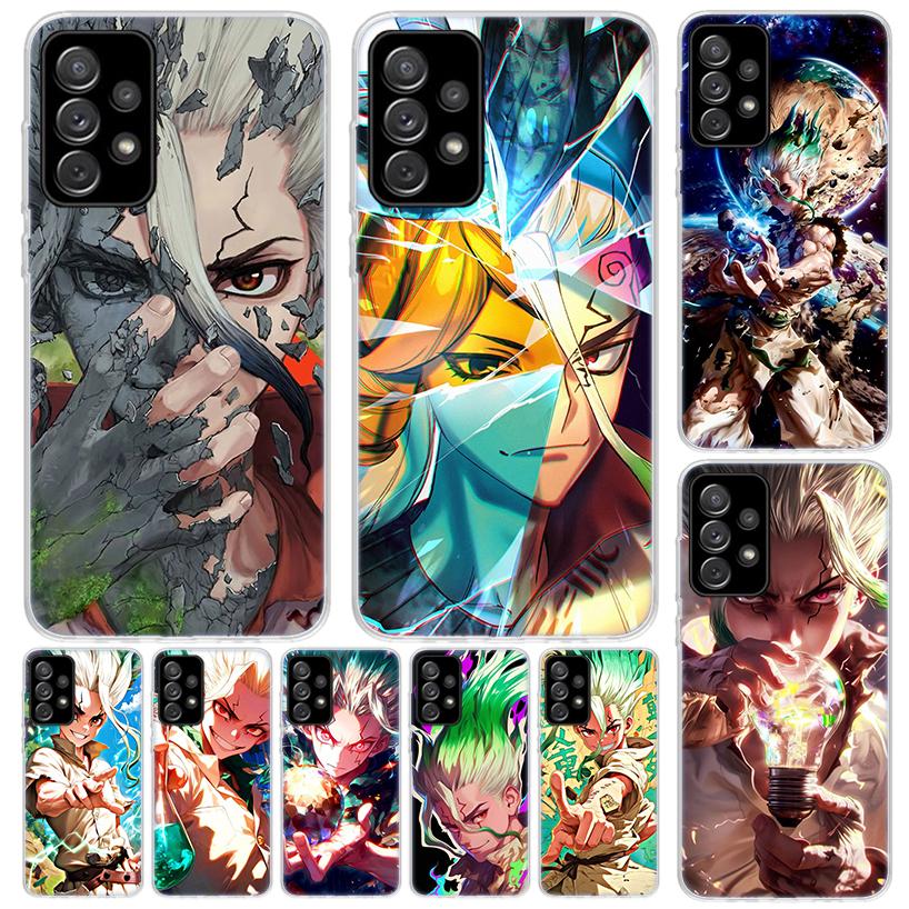 Чехол для телефона с аниме D-Dr Stone для Samsung A17 A16 A26 A36 A56 A15 A14 A13 A55 A54 A53 A35 A34 A33 A25 A24 A23 A05S A04S A03S A16 A