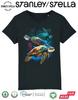 Kids Scuba Diving T-Shirt Ocean Turtles Art Sea / Cotton