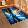 Домашний коврик для пола с 3D-рисунком, нескользящий коврик для ванны и душа, водопоглощающий коврик для ванной комнаты и прихожей, расширяющийся коврик с цветочным узором