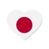 Aimant Coeur Drapeau Japon - Multicolore - 9 Cm - 50 Pièces - Résine Synthétique - Mixte