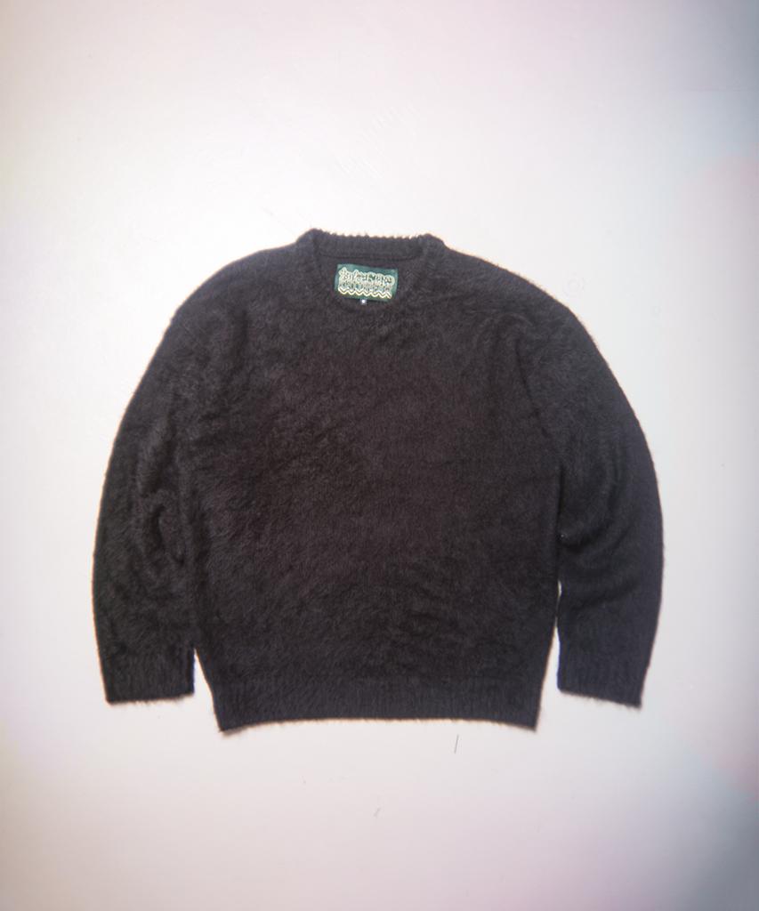 TOWTOW ARCHIVE Cozy Fuzzy Sweater Black