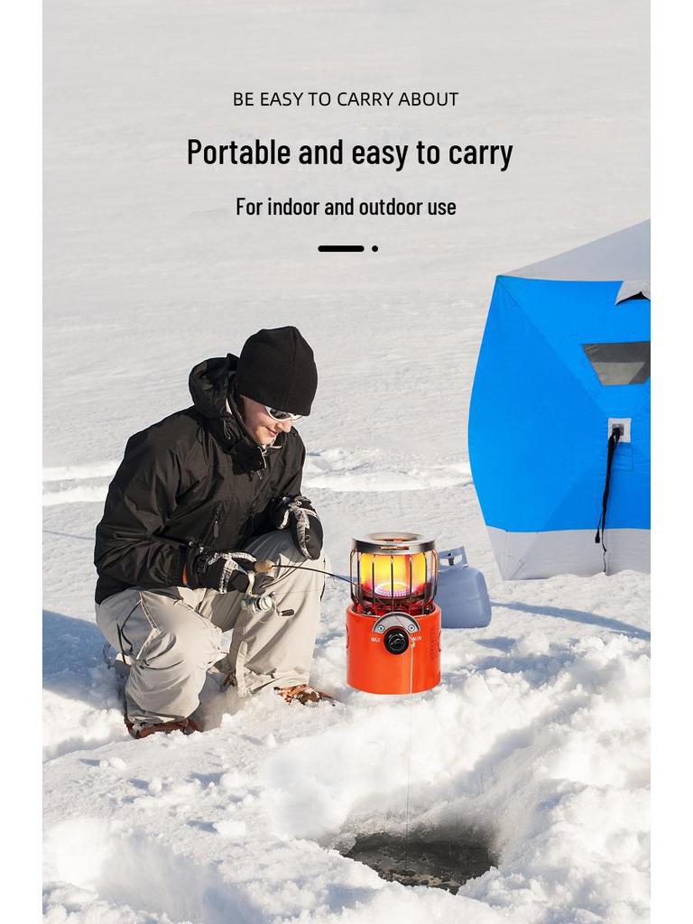 Мощная портативная походная газовая плита — быстрый нагрев, многофункциональность для приготовления пищи на открытом воздухе и кипячения воды.