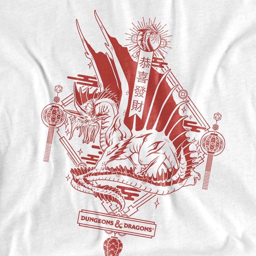 Dungeons & Dragons Mens Year Of The Dragon Lantern T-Shirt