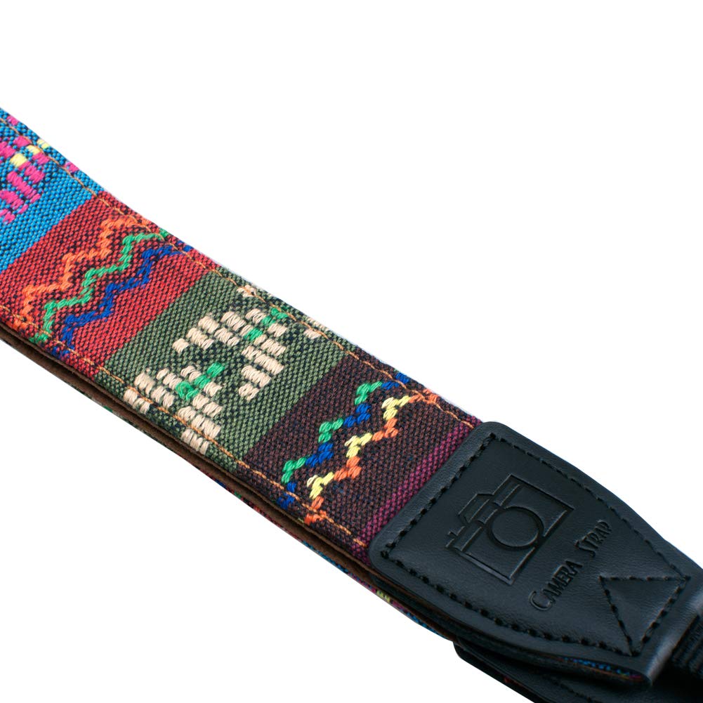 VKO Camera Shoulder Vintage Canvas Neck Adjustable Shoulder Strap for and Digital SLR Cameras Strap, Strap, Nikon, Canon, Sony,