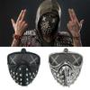 Steampunk Rivet Mask Scary Horror Half Face Mask for Masquerade Halloween Party Cosplay Costume Prop
