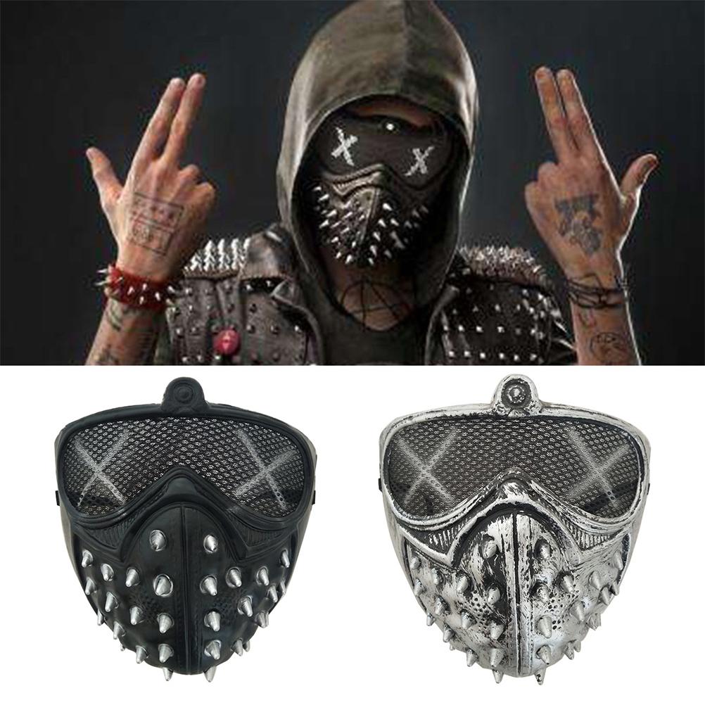 Steampunk Rivet Mask Scary Horror Half Face Mask for Masquerade Halloween Party Cosplay Costume Prop