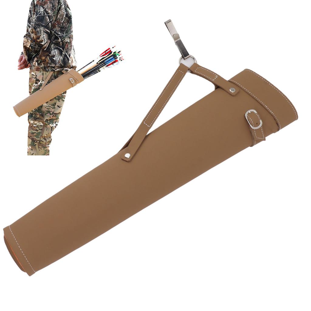 Quiver Holder Holding 20 s Large Capacity Leather Archery Holder with Shoulder Strap