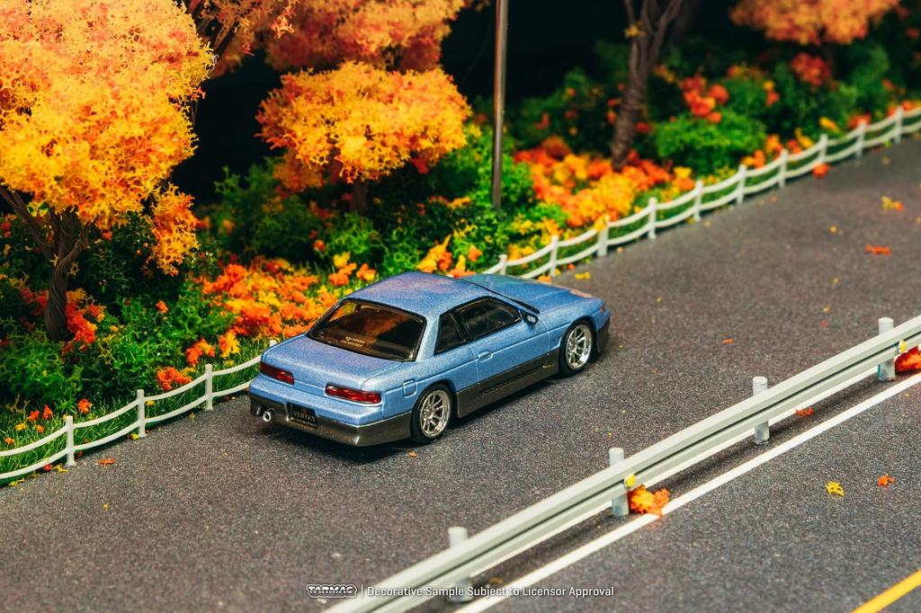 Speedmaster Japan TARMACWORKS Scale VERTEX Nissan Silvia Finished Model 1/64 (S13) Blue/Grey T64G-025-PU