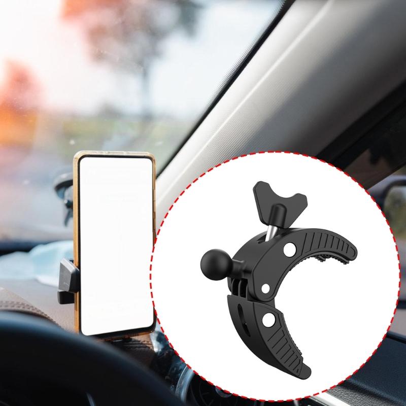 Fast Release Phone Mount Base With Universal Compatibility Adjustable Clamp Design Lightweight Suitable For Car Bike Use