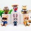 12 шт. Высококачественные фигурки животных из мультфильма «Зверополис»: Джуди, Ник, Мэр, фигурка аниме-модели, коллекция, подарки на день рождения для детей, для фанатов, безопасные для детей, развлекательные, веселые, для игры, Безопасные 2