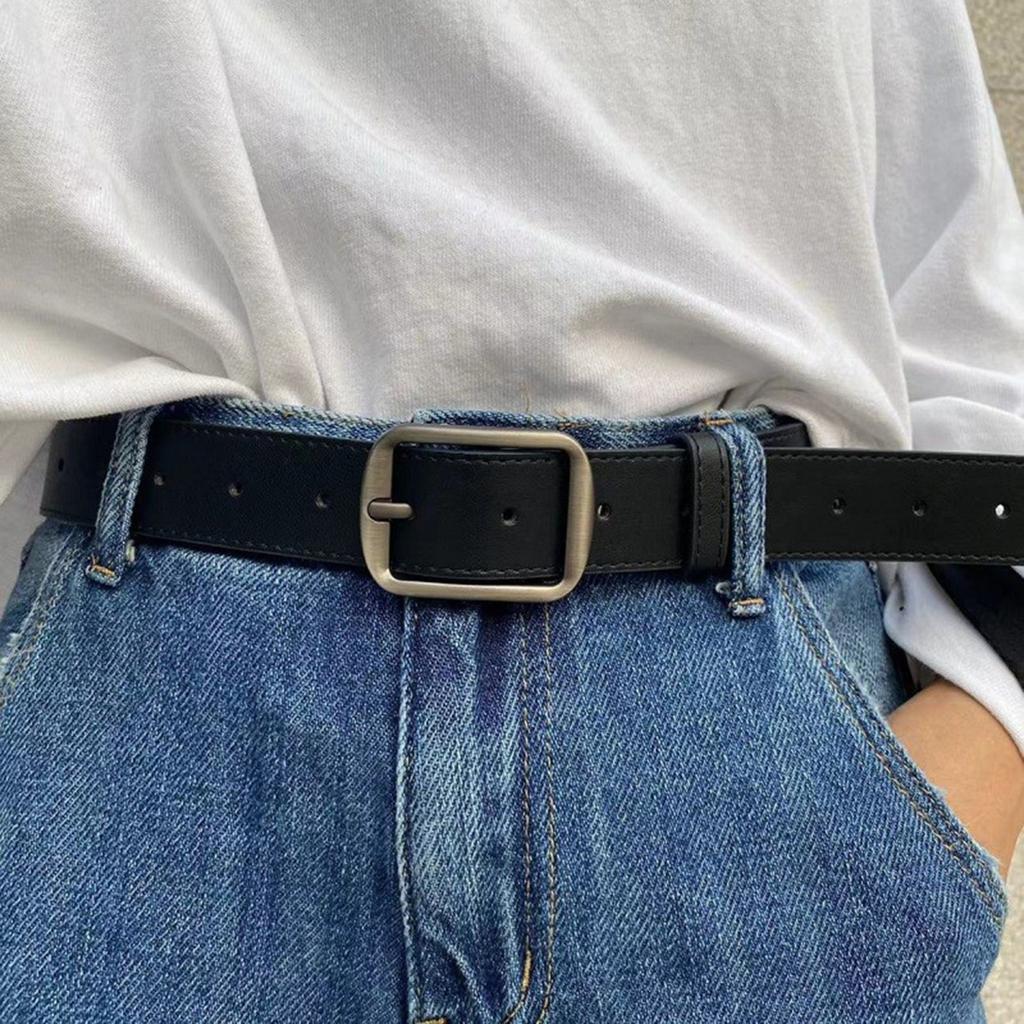 Ремень Yousheng Unisex Retro с несколькими отверстиями, регулируемый дизайн, джинсовый ремень в стиле вестерн, ремень из искусственной кожи