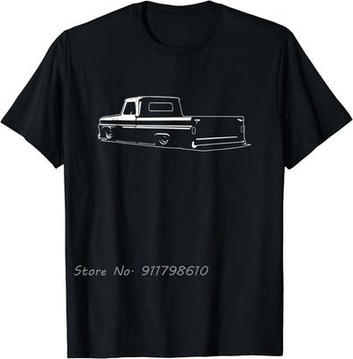 60-66 C10 Грузовик Автомобиль Большемерная Футболка Лето Хип-Хоп Уличная Мода Хлопковая Футболка Мужская Одежда Повседневная Унисекс Топы Футболки ...