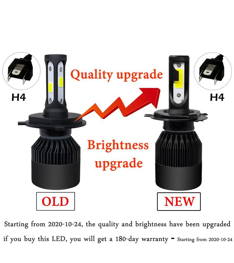 2 шт. супер яркие светодиодные фары автомобиля 10000LM 50 Вт H4 H1 H7 H8 H9 H11 H16 Canbus 9005 HB3 9006 HB4 Противотуманные фары 3000 К 4300 К 6000 К 8000 К