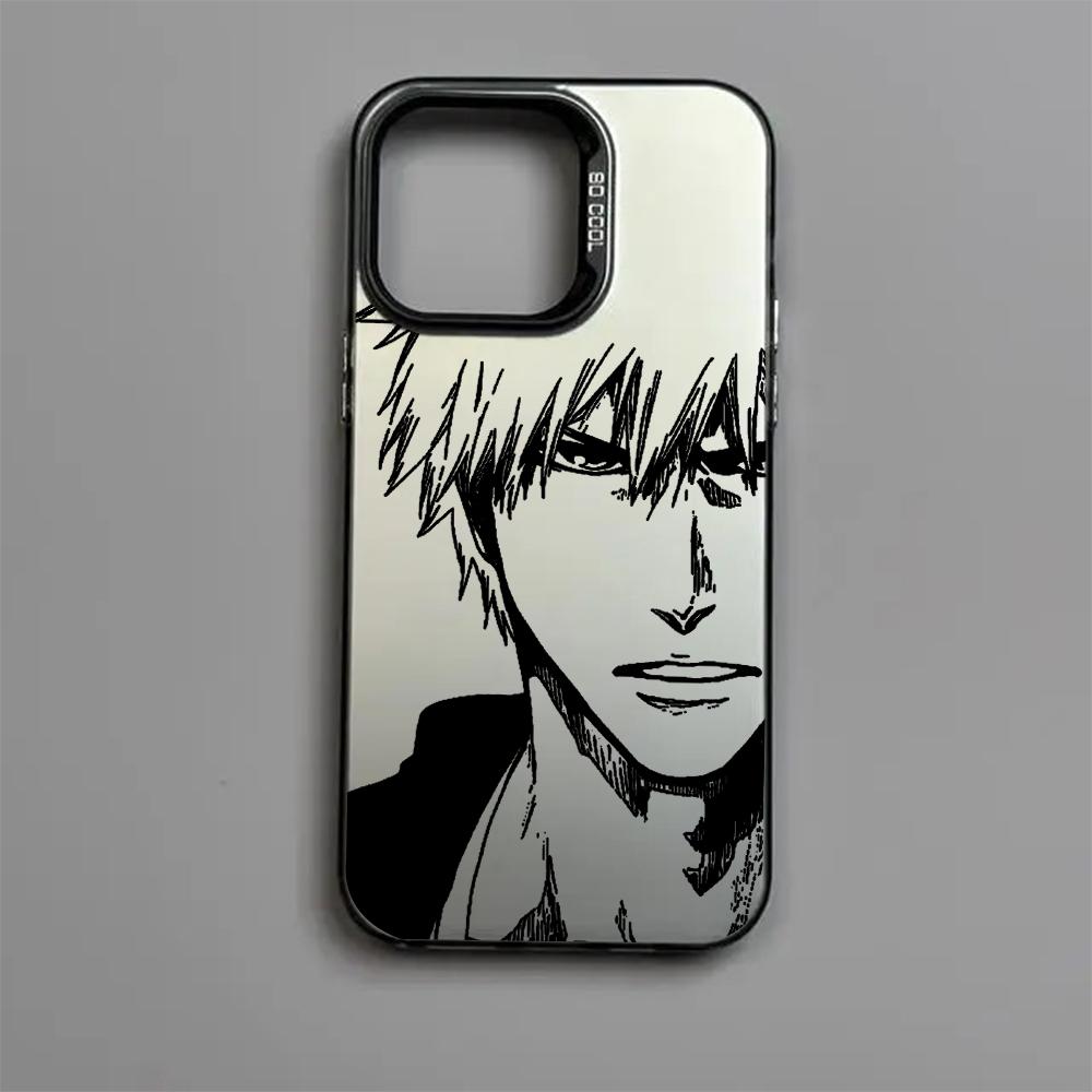 Чехол для телефона BLEACH Anime для iPhone 16e 16 15 14 13 12 11 mini Pro Max X XR XSMAX 8 7 Plus, противоударный, матовый задний чехол