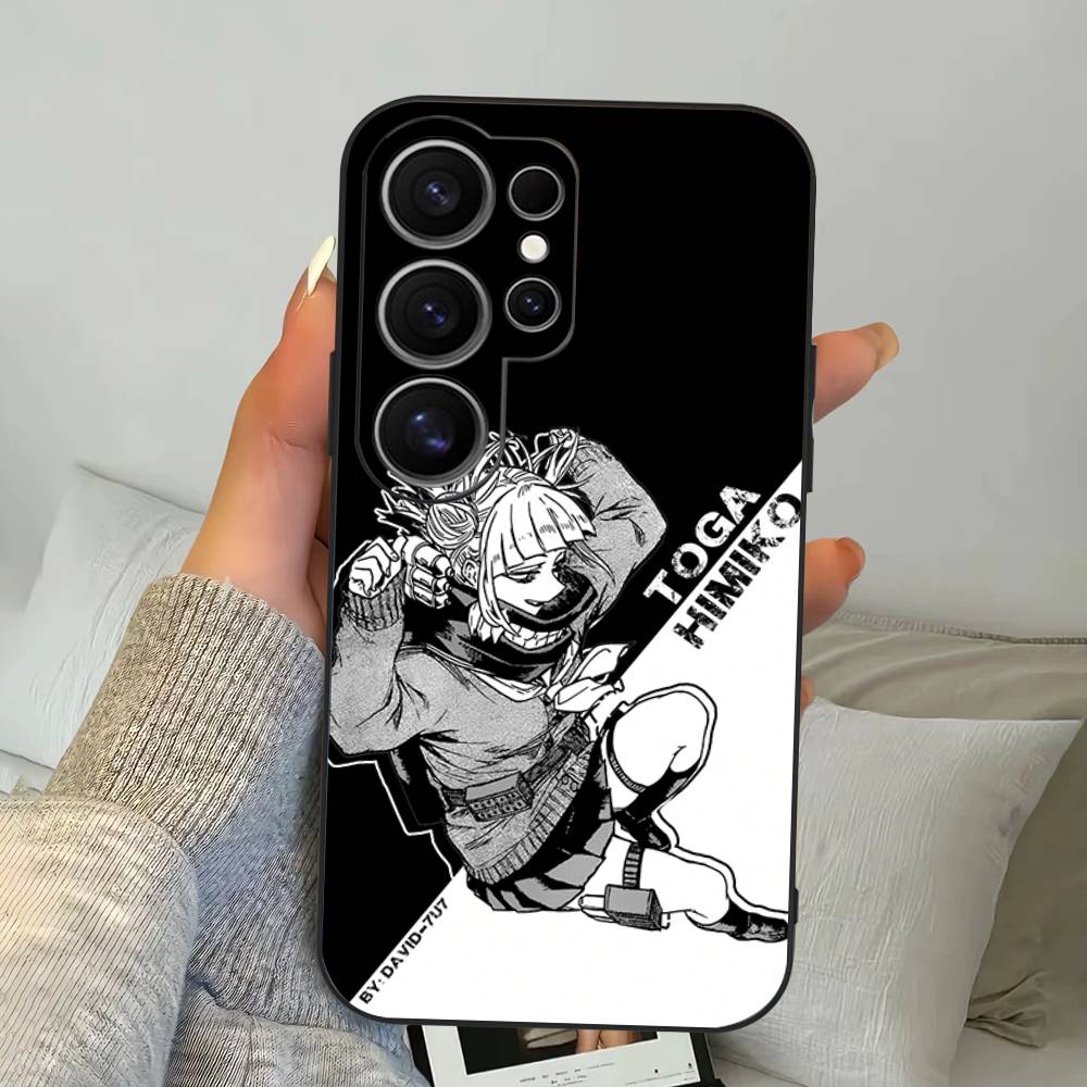 Himiko Toga Boku No Hero Academia Phone Case For Samsung S 24 fe 25 Ultra plus 20 lite 21 30 22 23 24 22 Ultra 5G Fundas