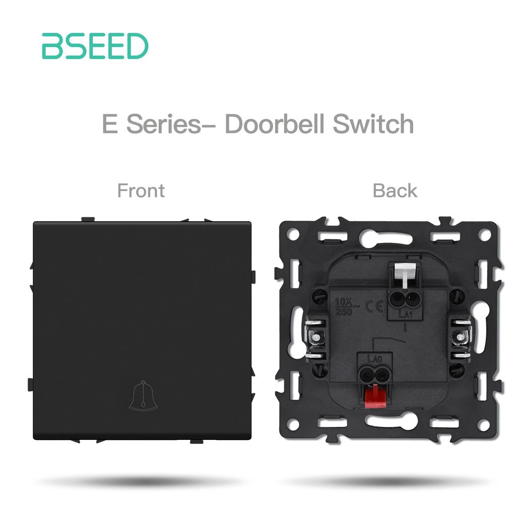 BSEED Модуль кнопки выключателя DIY Зарядка телефона от USB Розетка FR Части Настенный светильник Большой выключатель Пластиковая рамка Комбинация Серия E