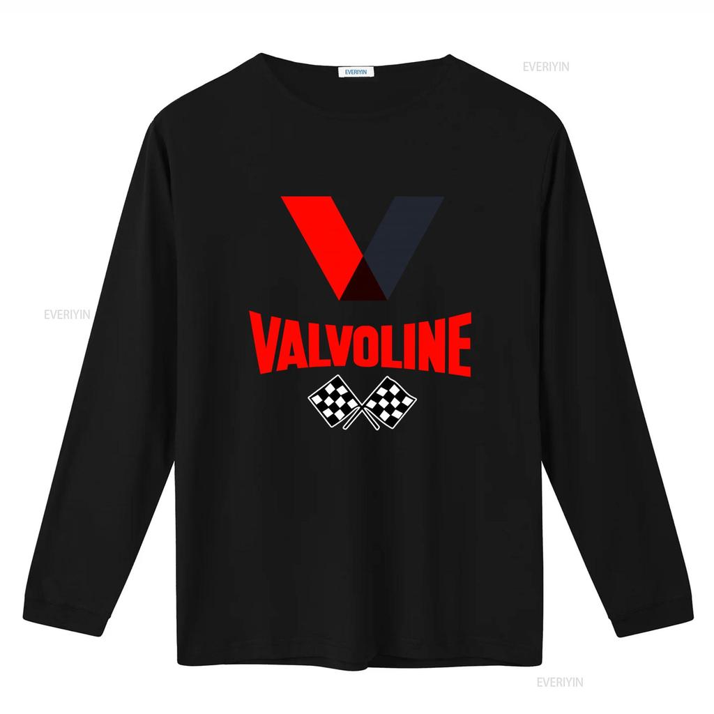 Valvoline Классическая футболка Дизайн в стиле американских автомобилей и моторного масла Доступна в различных размерах Цвета винтажный Стирка vintage Повседневная Дышащая