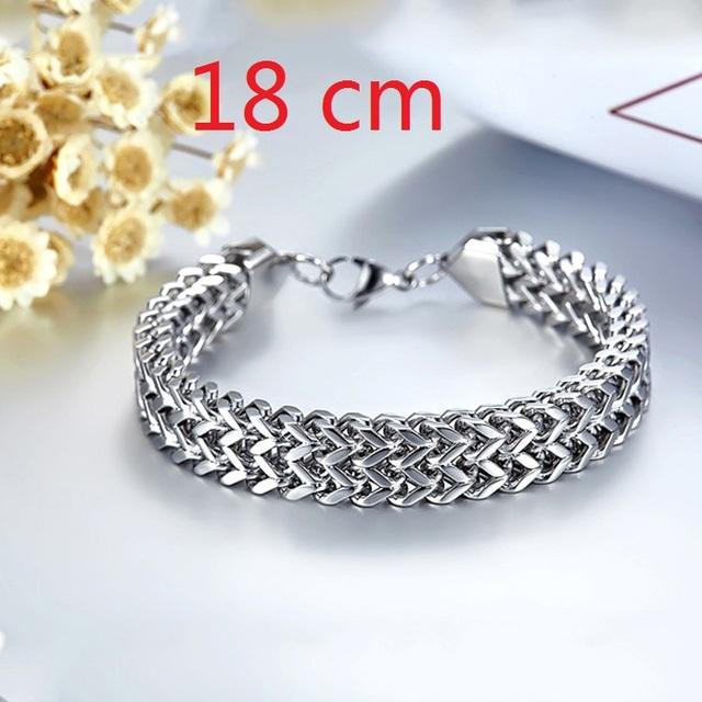 Браслет из нержавеющей стали для мужчин, мужская змеиная цепь на руку, двухзвенные цепи, браслеты, повязка на руку, мужская хип-хоп вечеринка, рок-ювелирные изделия