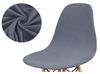 Scandinavian Chair Cover Grey Jacquard