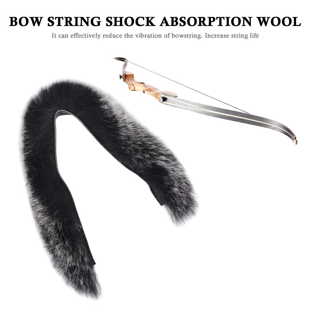 Outdoor Bows Bowstring Shock Absorber Hunting Dampener Test Tube Plant Holder Black