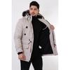 Bill Fur Lined Hooded Coat