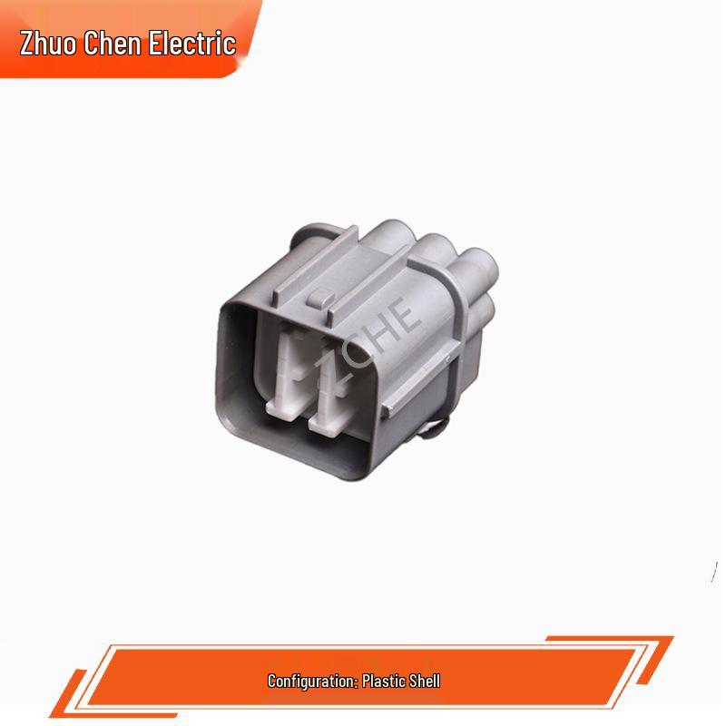 Automotive 6P Wire-to-Wire Connector with 6 Holes and Cores - Model 6181-0074/6189-0133