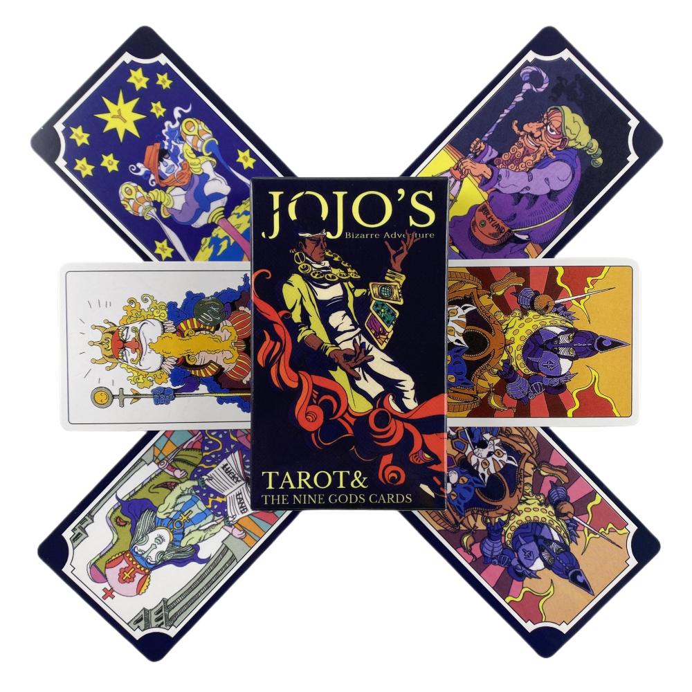 Аниме JoJo Bizarre Adventure Карты Таро Гадания Колода Английские Версии Издание Оракул Настольные Игры Настольные Игры Для Вечеринки