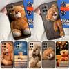 Милый чехол-мишка для Oppo A16 A76 A96 A58 A78 A98 A5 A9 A91 A15 A17 A77 A52 A72 A74 A94 A54S A57S