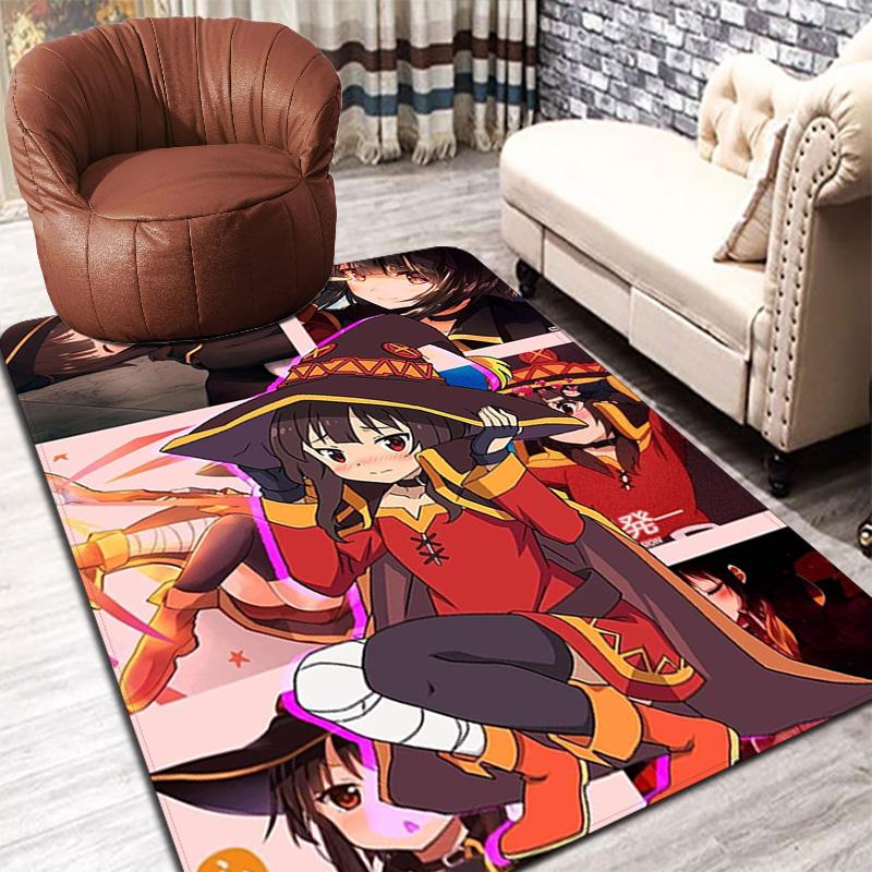 Megumin Rug Floor Mat for Living Room or Bedroom Soft and Comfortable Carpet a Gift for Birthday and Holiday.MFF0918532
