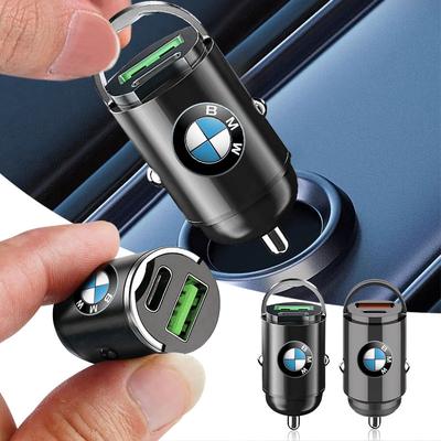 1 шт. Автомобильное зарядное устройство USB Type-C Адаптер быстрой зарядки Автоаксессуары для BMW F10 F20 F30 E90 F80 F87 X1 X2 X3 X4 X5m M2 M3 M4 M5 M6