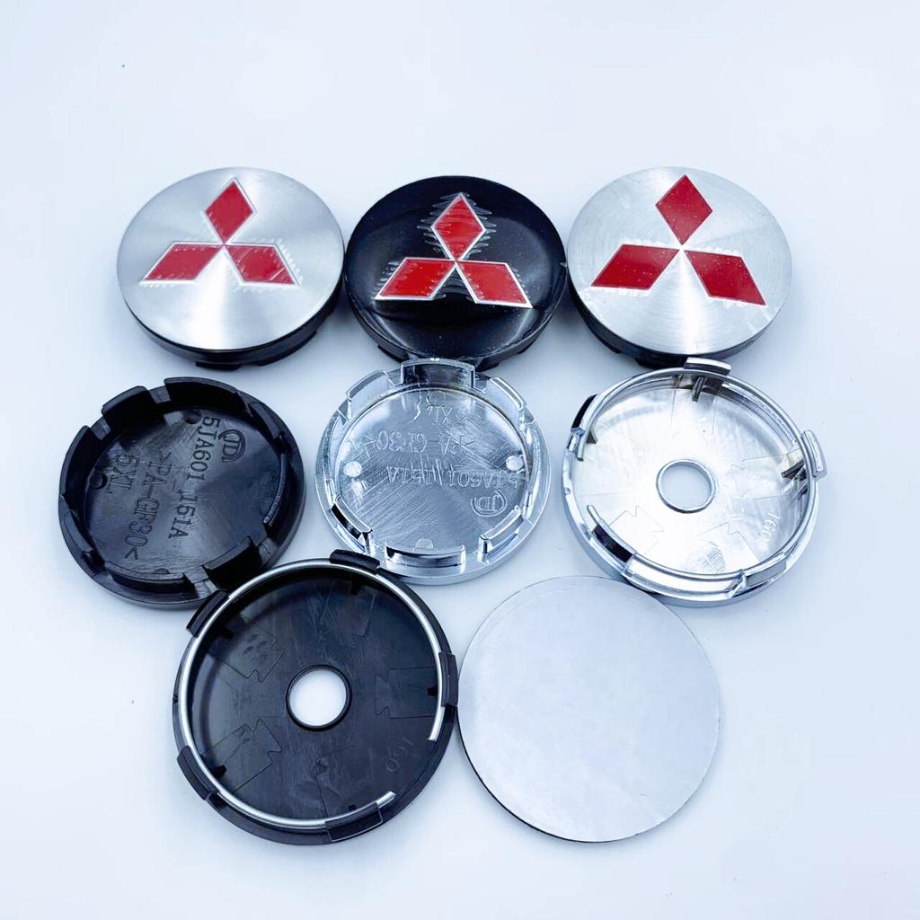 10pcs Car Wheel Center Hub Caps Emblem for Mitsubishi Ralliart Lancer ASX Colt Pajero Outlander Eclipse Delica Accessories