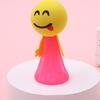 10Pcs Spring Jumping Man Toy Press Kids Bouncing Cartoon Expression Ball