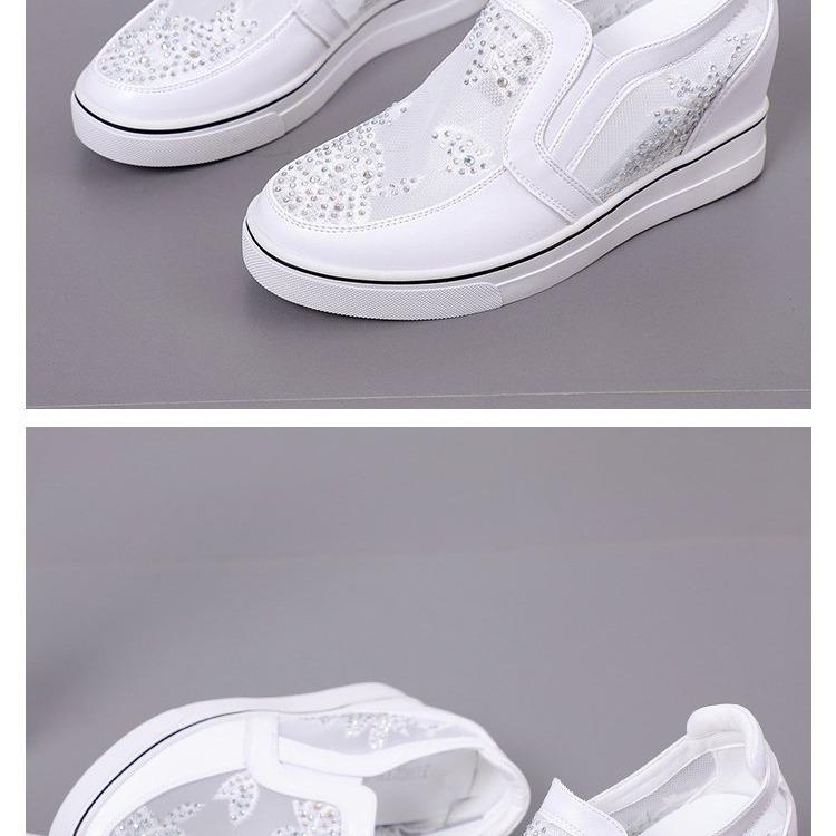 Туфли женские летние сетчатые с открытым носком на плоской подошве женские кроссовки весна-осень P53