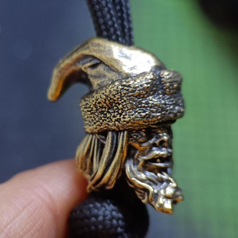 1 шт. Античная бронза Беззубый бородатый старик Брелок Подвеска Подвеска для рюкзака Винтажная латунь Поделки Античная латунь Миниатюрные украшения