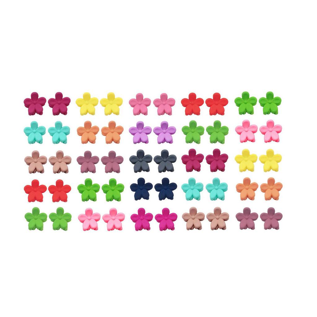 50PCS Baby Girl Hair Clips Flower Hair Bangs Pin Baby Girl Hair Accessories Clips