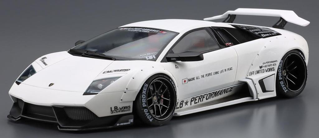 Aoshima Bunka Kyozai Серия Liberty Walk 20 LB Works Lamborghini Murcielago 1 Пластиковая модель 1/24 Нет. Вер.