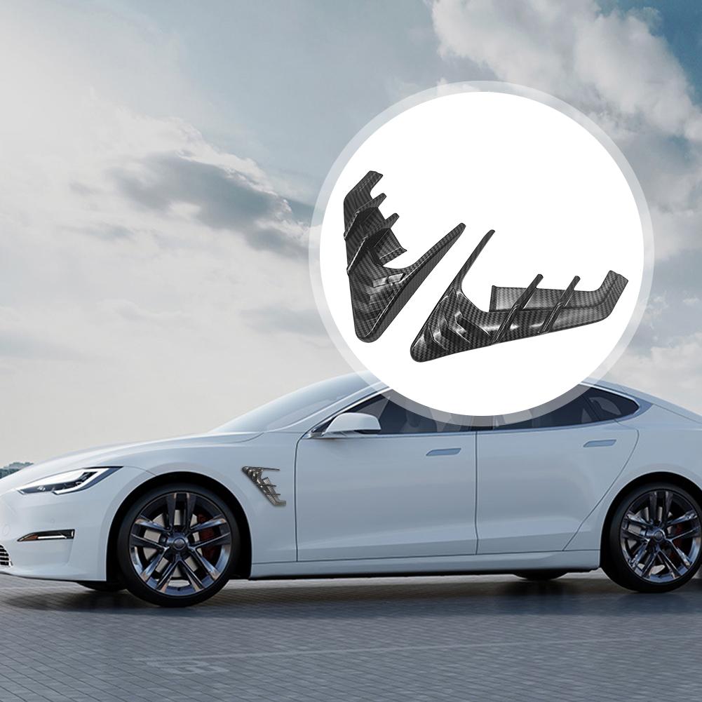 Side Camera Indicator Protection Cover Modification Accessories Car Door Camera Flanks Side Wing Panel Cover for Tesla Model 3 Y