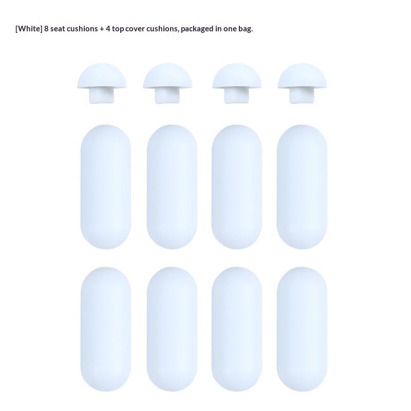 4/8Pcs Toilet Lid Cushion Toilet Seat Cushion-Pads Cover Shock-Proof Buffers Bumpers Bathroom Accessories Parts
