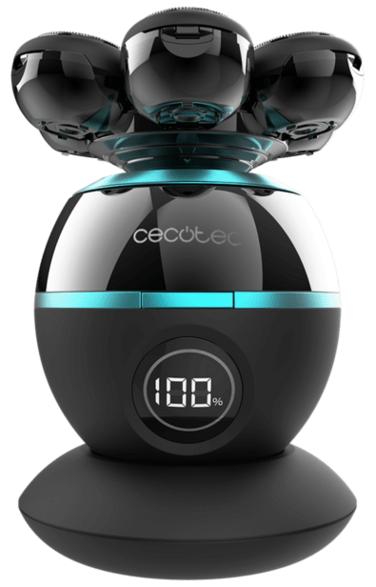 CECOTEC PrecisionCare Skull Shaver Men's Electric Razor, Black