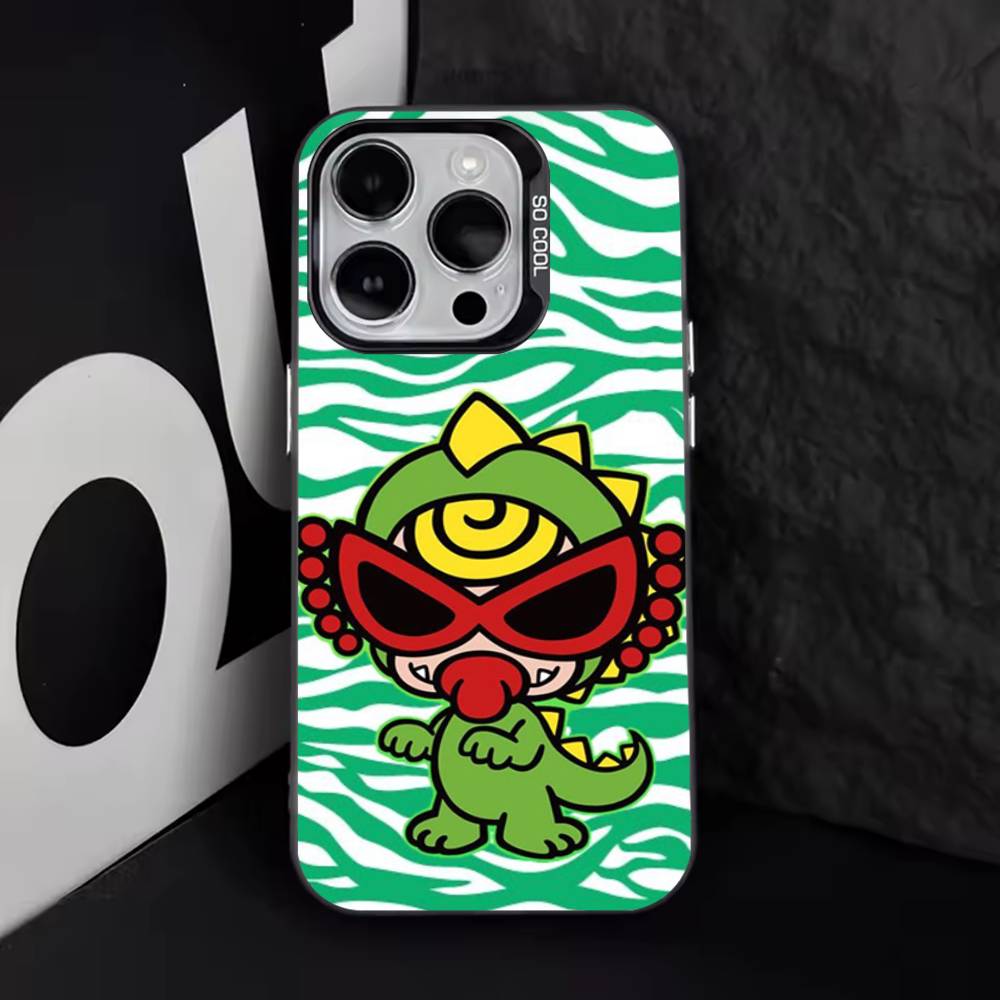 H-Hysteric M-Mini Phone Case For iPhone 16,15,14,13,12,11,8,7,Pro,Max,Plus,Mini,XS,SE Anti Fall Black Matte Hard